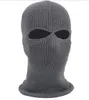 New Army Tactical Winter Warm Ski Cycling 3 Hole Balaclava Hood Cap Maschera a pieno facciale Inverno Donna Uomo Maschera per il viso Tenere al caldo in Winte WL1284