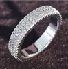 925 Sterling Silver Wedding Band Eternity Pierścionek Dla Kobiet Duży Prezent Dla Panie Love Hurtownie Lots Bulk Jewelry R4577