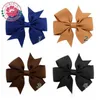 40 ألوان كيد الشعر الانحناء بلوم دبوس للأطفال الفتيات الأطفال اكسسوارات للشعر الطفل hairbows مع مقاطع زهرة