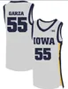 الرجال النساء الشباب 2020 NCAA Iowa Hawkeyes الفانيلة 55 Luka Garza 10 جو Wieskamp 25 Tyler كوك 15 Kriener 30 Lester كرة السلة الفانيلة مخصص