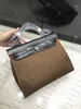 31cm 2020 Women Totes Fashion Bags Garden Shoulder bags Lady Cowhide Genuine leather And Canvas Party Handbag whole276m