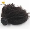 4a 4b 4c Afro Crespo Encaracolado Cabelo Humano Feixes de Cabelo Virgem Extensões Cutícula Alinhada 10-20 polegadas 230P