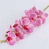 حار الاصطناعي phalaenopsis الأوركيد الزهور 41.33 "طول ريال اللمس اللاتكس جودة عالية فراشة بساتين الفاكهة الجذعية مصنع سيليكون الزهور