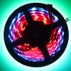 5m 60LEDS / M APA107 LED Strip RGB 5050 SMD Flexible Pixel Tape Neon Christmas Backlight TV Luz 5V Endereçável PCB preto não impermeável IP20