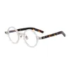 Männer Optische Brillengestelle Marke Vintage Runde Myopie Brille für Frauen Robert Handmade Black Tortoise Brillen mit Box