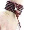 Tibetan Natural Sandalwood Buddhist Buddha Meditation 216 Beads Wood Prayer Bead Mala Bracelet Necklace