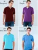 Polo Mens Clothing Poloshirt Shirt Men crocodile Cotton Blend Short Sleeve Casual Breathable Summer Breathable Solid Clothing Men Size S-6XL