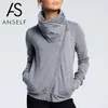 Dames Hoodies Sweatshirts Dames Turtleneck Sweatshirt Warme Fleeces Diagonale Rits Lange Mouwen Jas Asymmetrische 2021 Herfst Pullovers