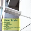 70 LED Street Light Solar Power Fample с дистанционным контроллером 5 режимов датчик движения алюминиевый сплав водонепроницаемый для освещения сада