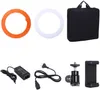 Nieuwe Ring Light Kit [Upgraded versie-1.8cm ultra slank] - 18 inch, 3200-5600K, dimbaar LED-ringlicht met lichte standaard, draaibare telefoon