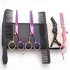 promotion professional hair cutting scissors suit thinning shears barber fashionable hair dressing scissors razor free