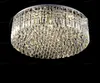 Modern Crystal Ceiling Lighting Flush Mount Light for Living/Dining Room Bedroom Hall Restaurant Hotel Decoration LLFA