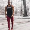 Partihandel-män Bodybuilding Vest Running Gym Tanktop Andningsskydd Mesh Fitness Workout Singlets Vest Ärmlös Skjorta Joggers Tees Top Man