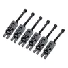 6PCS Electric Guitar Double Locking Systyem Locked String Saddles Tremolo Bridge Black/Chrome/Gold