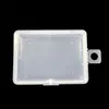 Clear Lidded Small Plastic Box For Trifles Parts Tools Storage Box Jewelry Display Box Screw Case Beads Container CT0338