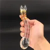 Nyaste Pyrex Glass Dildo Fake Penis Crystal Anal Pärlor Butt Plug Prostate Massager GSPOT Kvinnlig onani Sexleksaker för kvinnor M4646254