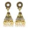 Gros-n Rétro diamants balancent boucles d'oreilles pour femmes perles colorées lustre boucle d'oreille fille mode vacances bijoux livraison gratuite