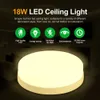 LED 패널 조명 4pcs 36W 둥근 천장 일광 램프 스포트라이트 표면 램프 따뜻한 흰색