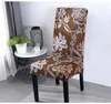 Elastic Big Chair Cover Banquet Hotel Dining Home Decoration Solid Anti-dirty Chair Slipcover Large Size XL Printing Chair Covers