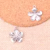 57pcs Charms fleur 18mm Pendentif Antique Making forme, Vintage argent tibétain, bijoux faits main bricolage