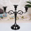 Uchwyty Nowe metalowe świecy za 5arms 3arms Stand Stand Candlelight Dinner Candelabra Wedding Party Christmas Candlestick Decor WX WX