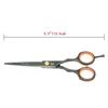 Meisha 5 5 -calowe Wysokiej jakości czarne nożyczki do włosów golenia golenia fryzjerki Słodki Japonia 440C Profesjonalne nożyczki salonu fryzjerki Clipper3857342