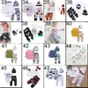 mehr 30 Stile NEU Baby Mädchen Weihnachten Hollowen Outfit STRAMPLER Kinder Junge Mädchen 3-teiliges Set T-Shirt Hose Hut Baby Kinderkleidung6651670