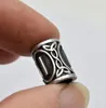 24 peças top prata norse viking runas amuletos contas descobertas para pulseiras para pingente colar barba ou cabelo vikings rune kits2274