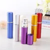 Dolum Şişesi Siyah renk 5 ml Mini Taşınabilir Doldurulabilir Parfüm Atomizer Sprey Şişeleri Boş Şişeler Kozmetik Kapları Şişeleri