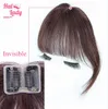 Lady Beauty Clip In Bangs Human Hair Air Bang Brazilian Hair Pieces Invisible Seamless Non-remy Replacement Hair Wig