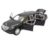 124 Diecast For TheBenz Maybach S600 Extended Elegant Limousine Limo Sedan Metal Car Model Collection 6 Doors Open Toys Vehicle4066187