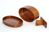 Japońskie pudełka Bento Wood Lunch Box Handmade Naturalne Drewniane Sushi Box Tableware Bowl Container 2 Kolory Darmowa Wysyłka