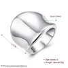 Big Thumb Charmings Styles 925 Bague en argent estampillé Anneaux plaqués pour la fête d'anniversaire Bijoux de mode Nouveaux anneaux Anel De Prata