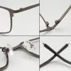 الجملة-التيتانيوم النقي حار بيع كامل حافة النظارات الإطار بصري أزياء النظارات النظارات وصفة طبية الإطار L075