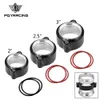 PQY - Exhaust V-band Clamp w Flange System Assenbly Anodized Clamp For 2" 2.5" 3" OD Turbo Dump Pipe PQY-VCE01/02/03