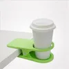 3шт Портативный стол Side Огромный клип питьевой подстаканник клип Teacup зажим Настольная Gadget (Random Color)