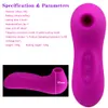 Mini Clit Sucker Vibrator Oral Licking Pussy Tongue Vibrating Nipple Sucking Blowjob Clitoris Stimulator Adult Female Sex Toys J190518