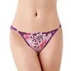 Blumenstickerei Höschen Sexy Spitze Damen Unterwäsche Dessous Slips Hosen Damen Kleidung Wille und sandiges Geschenk