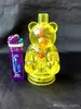 Nya Cubs Acrylic Hookahs, Partihandel Glas Bongs Tillbehör, Glas Vattenrör Rökning, Gratis frakt