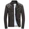 PU Jacket Men Fashion Motorcycle Biker Faux Leather Jackets Mens Spring Autumn Clothes Male Classic Velvets Coats deri ceket