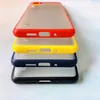 Frameloze Bumper Hybrid Frosted Transparent Back Case Cover voor iPhone 6 6s Plus 7 8 Plus X XS XR XS MAX 100PCS / PARTIJ