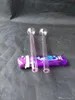 Accessori per bong in vetro Pink Chips, accessori per bong in vetro all'ingrosso, narghilè in vetro, fumo per pipa ad acqua, spedizione gratuita