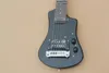 Factory Custom travel/children black Electric Guitar with a soft bag 24 frets Black pickguard Can be customized