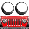 Cappe per lampade in ABS Copertura decorativa per lampada frontale per auto per Jeep Wrangler JL 2018+ Accessori per auto sportive