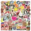 100 Pcs random Mixed Waterproof Classic Graffiti Stickers Cartoon Toy Sticker Bomb for Skateboard Luggage Laptop Guitar Car JDM De6408532