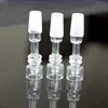 Diamond Knot Enail Quarzo Chiodi elettrici tubi dell'acqua Smerigliato Clear Joint 19,5 mm Ciotola per bong in vetro banger da 20 mm dab