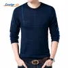 Covrlge Marke Pullover für Männer 2019 Herbst Winter Neue Herren Pullover Mode Runde Kragen Linie Muster Design Pullover Männlich MZL016