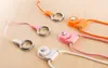 Detachable Cell Phone Strap Neck Lanyard Braided Neck Nylon Hang Rope for Mobile Phone Badge Camera Mp3 USB ID Cards Mixed Color 2000pcs/lot