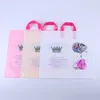 Kunststoff-Geschenk-Tasche mit Griff-Taschen-Tasche dicke Boutique-Geschenkkleidung Verpackung Taschen Kleidungsstück einkaufen Packungstasche