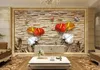 Decor Mural Wallpaper HD Creative Calla Lily 3D Living Room Bedroom Background Wall Decoration Mural Wallpaper